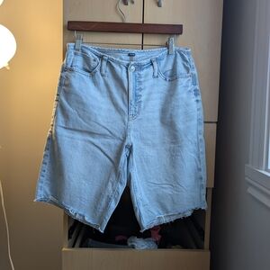 American Eagle Outfitters Light Wash Jean Shorts